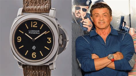 celebrities wearing panerai watches|sylvester stallone panerai watch.